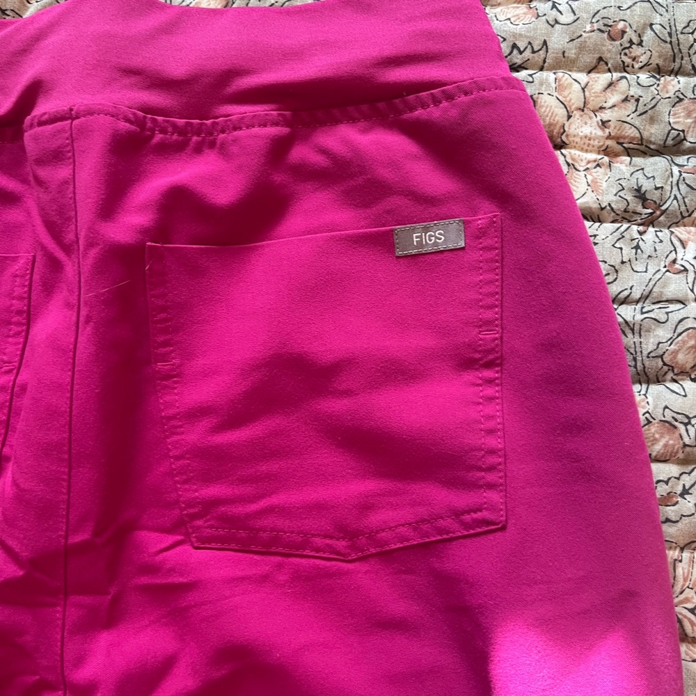 Figs Women’s Raspberry Sorbet Zamora High Waisted… - image 3